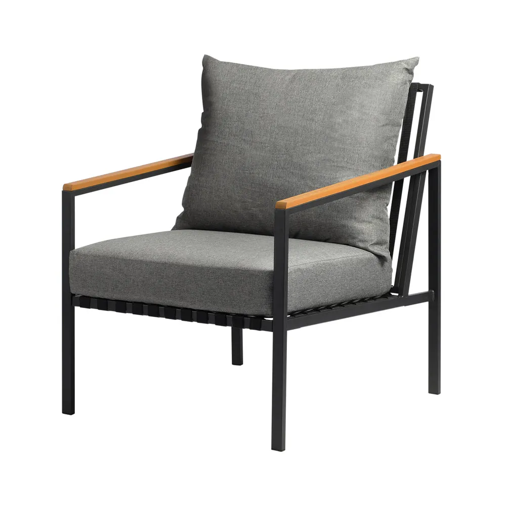 3 Piece Outdoor Dining Setting Table w/Storage Shelf