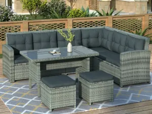 6-Piece Patio Outdoor Furniture set