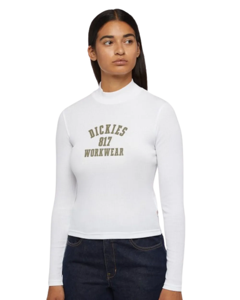 817 Rib T-Shirt in White