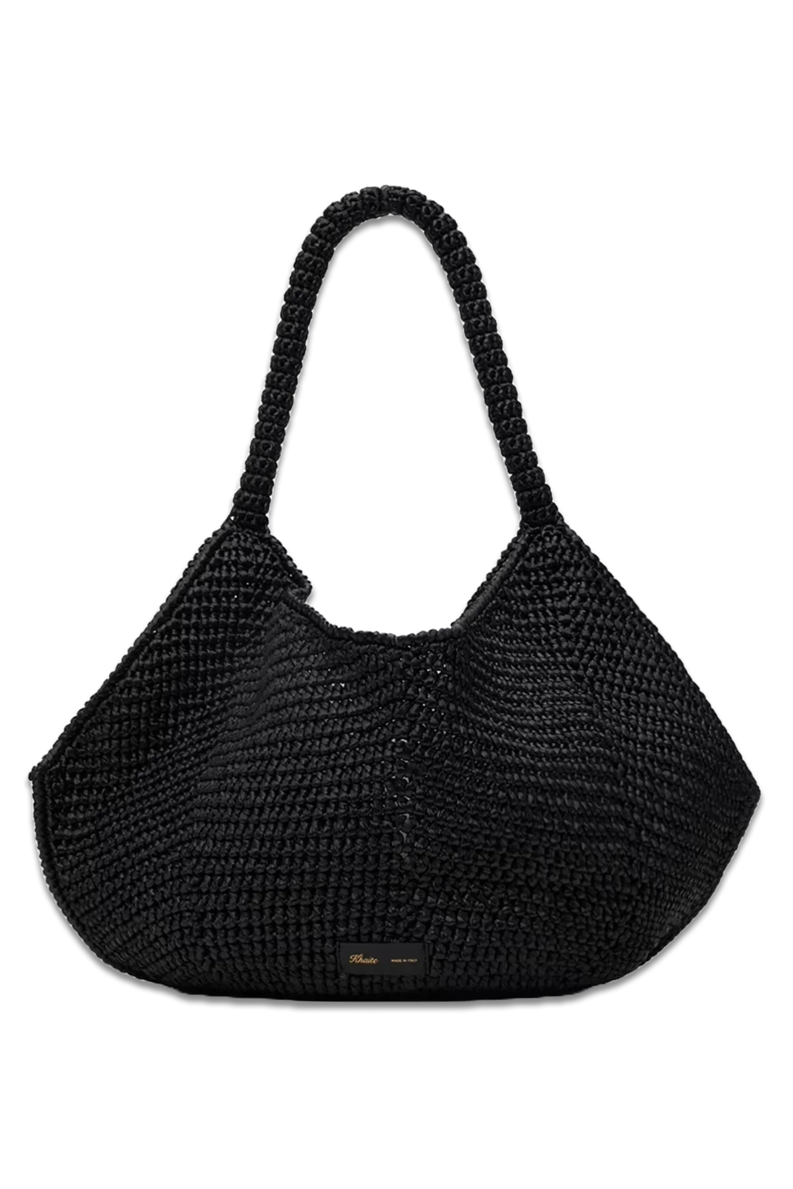 Black 'The Medium Lotus' Tote