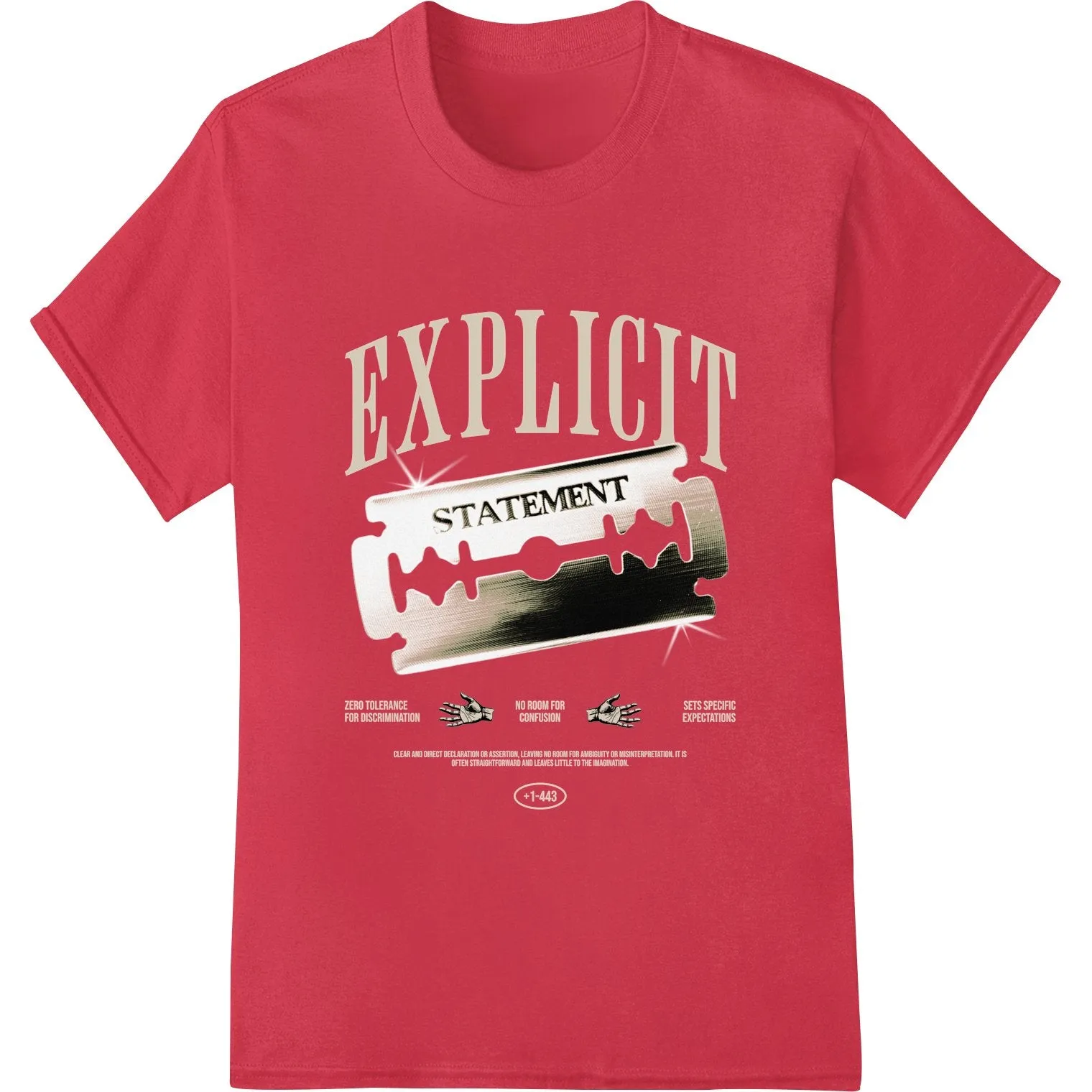Bold Explicit Statement - Edgy DTF Print Heat Transfer
