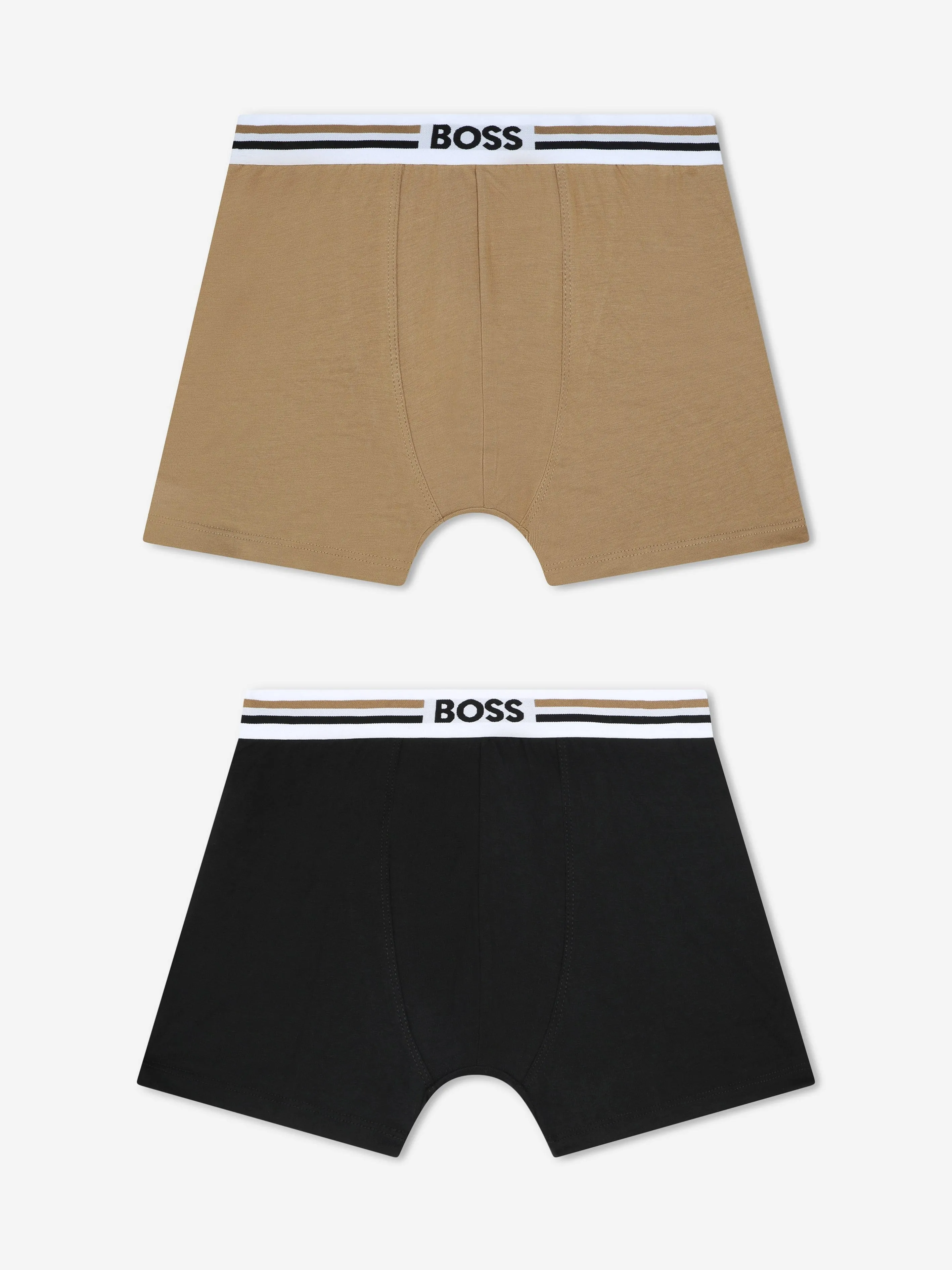 BOSS Boys Set Of 2 Boxer Shorts in Black