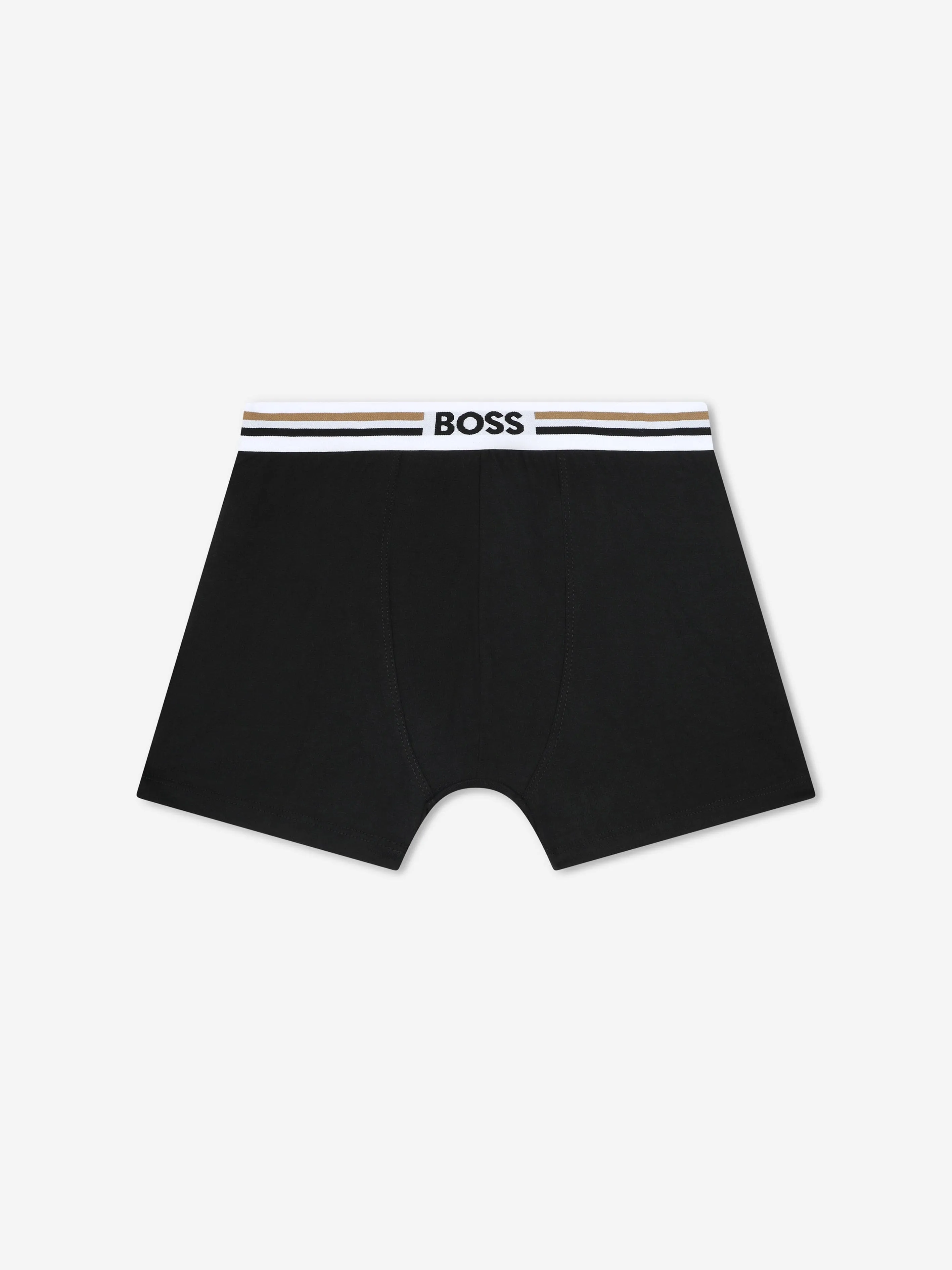 BOSS Boys Set Of 2 Boxer Shorts in Black