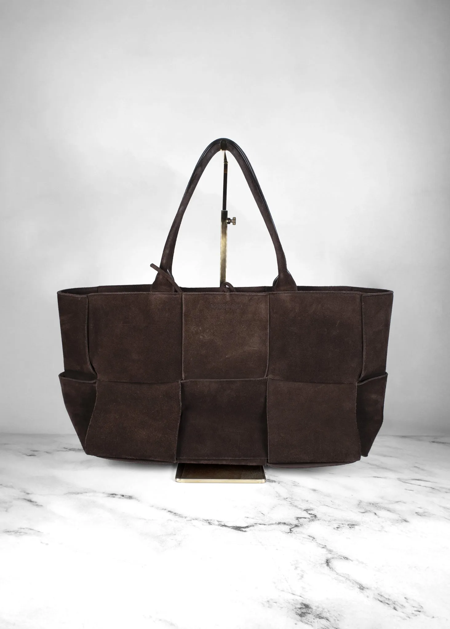 Bottega Veneta Suede Arco Maxi Tote