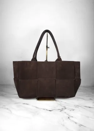 Bottega Veneta Suede Arco Maxi Tote