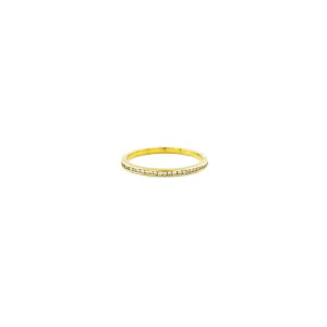 Channel Set White Diamond Eternity Band