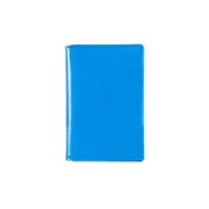 COMME DES GARCONS SA6400 SUPER FLUO WALLET BLUE