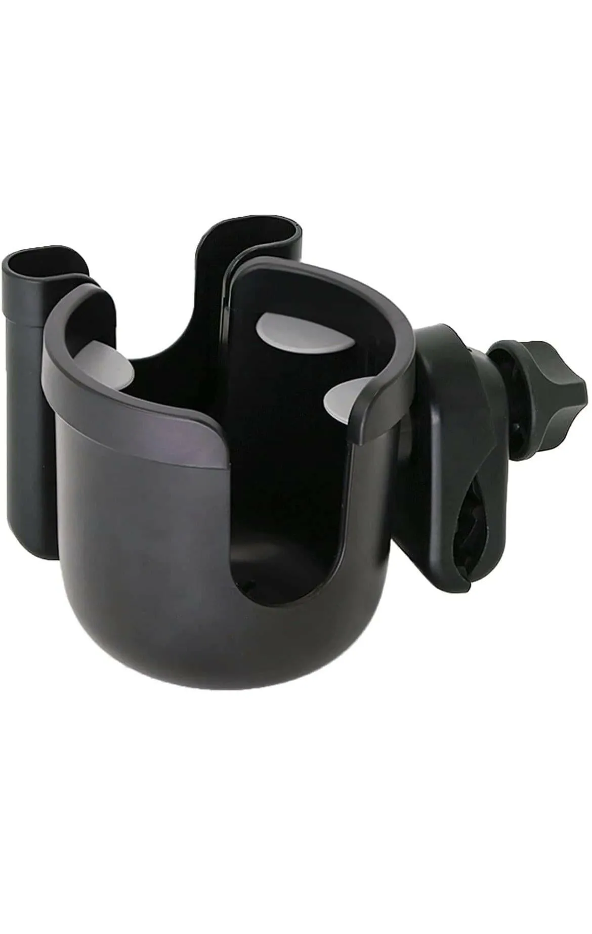Cup and phone Holder for stroller (Black)
