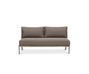Farino Outdoor Armless Sofa