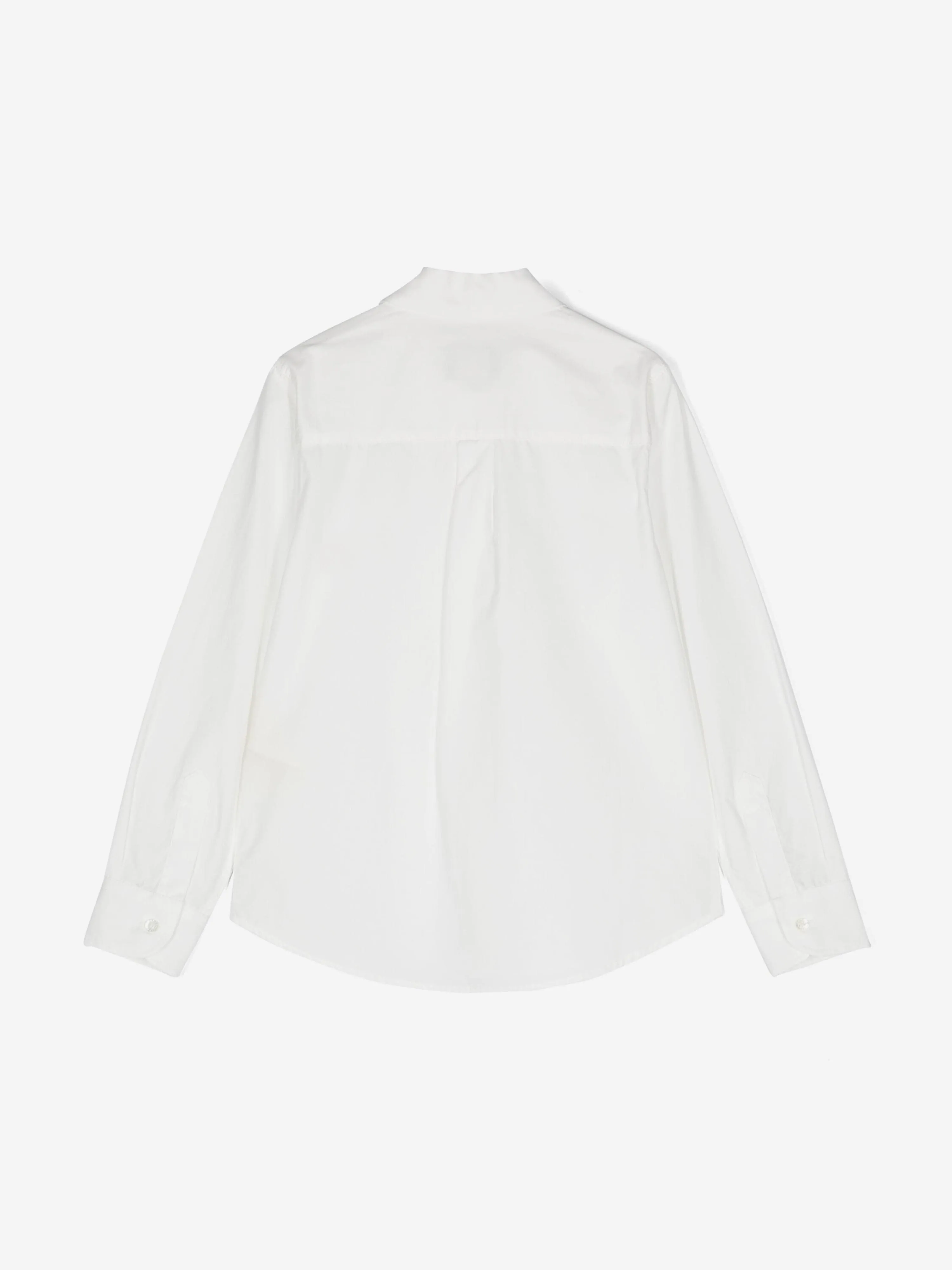 Fendi Boys Cotton Logo Shirt in White