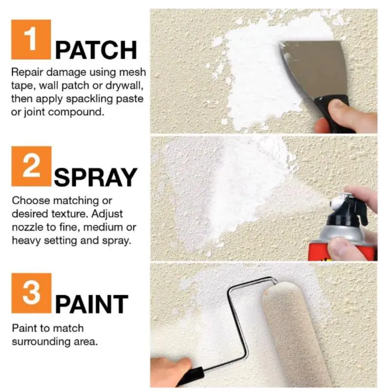 Homax White Water-Based Wall and Ceiling Texture Paint 10 oz