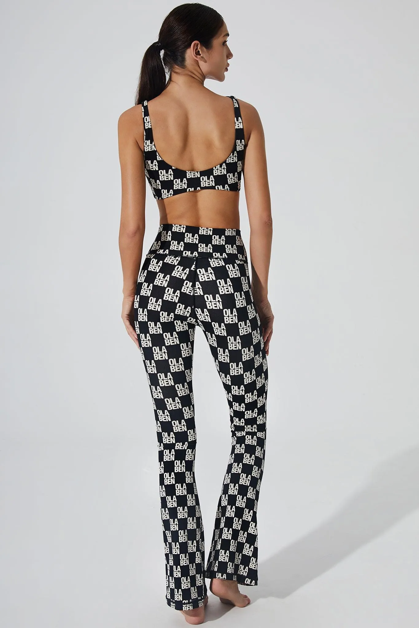 Kamari Monogram Bra - Monogram Black