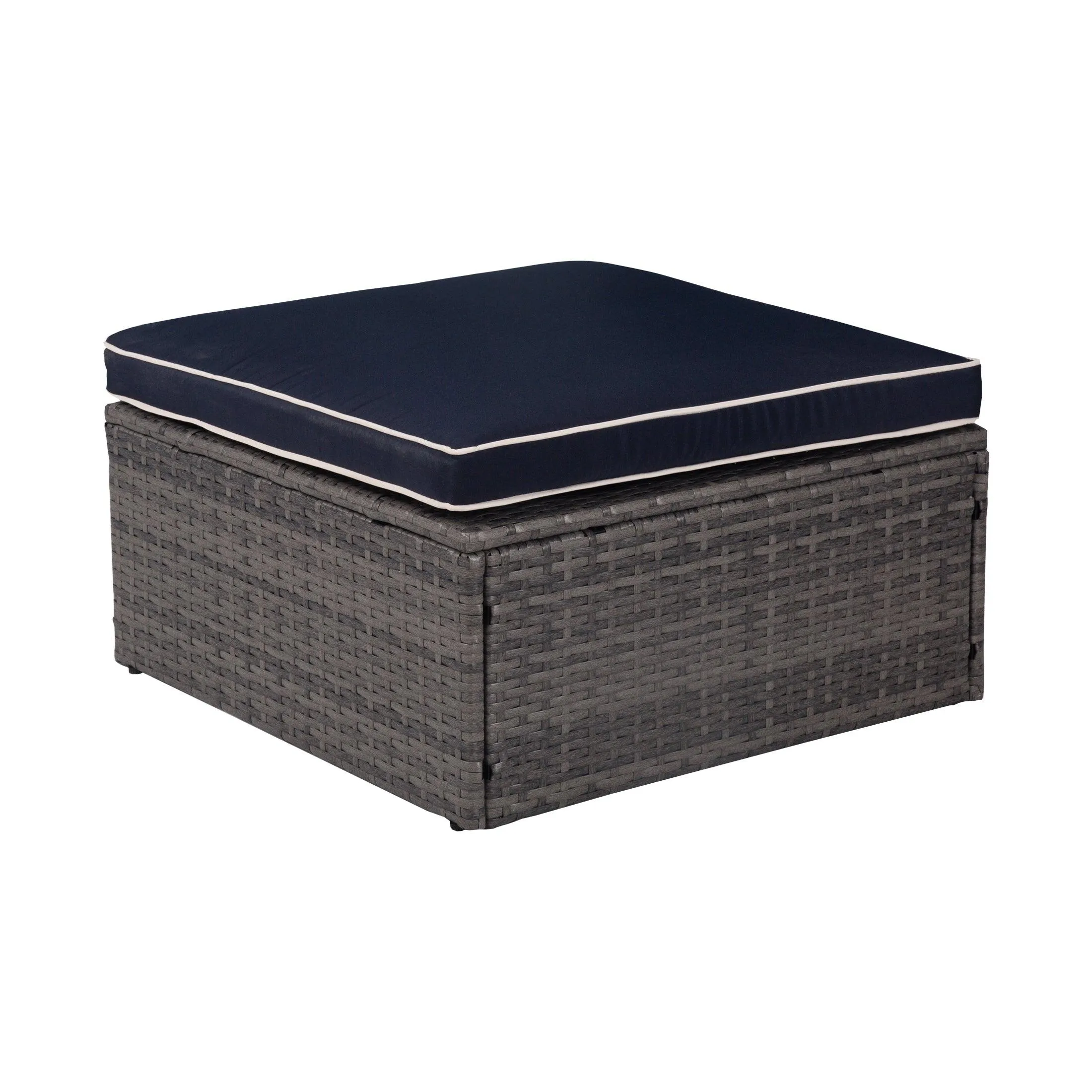 London 4-Piece Outdoor Rattan Wicker Sectional Sofa Furniture Set