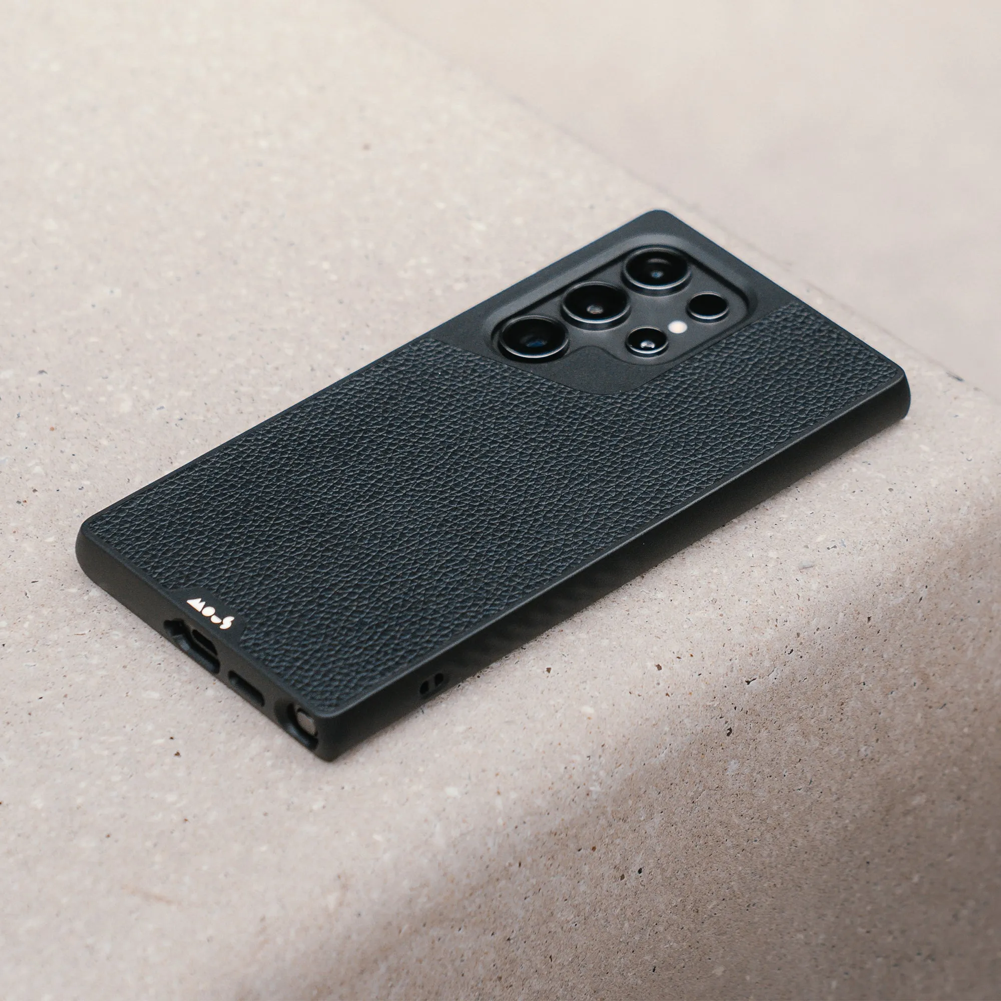 MagSafe® Compatible Black Leather Phone Case - Limitless 5.0