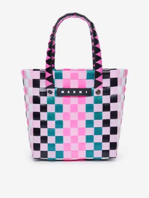 MARNI Girls Micro Basket Bag in Multicolour (23cm)