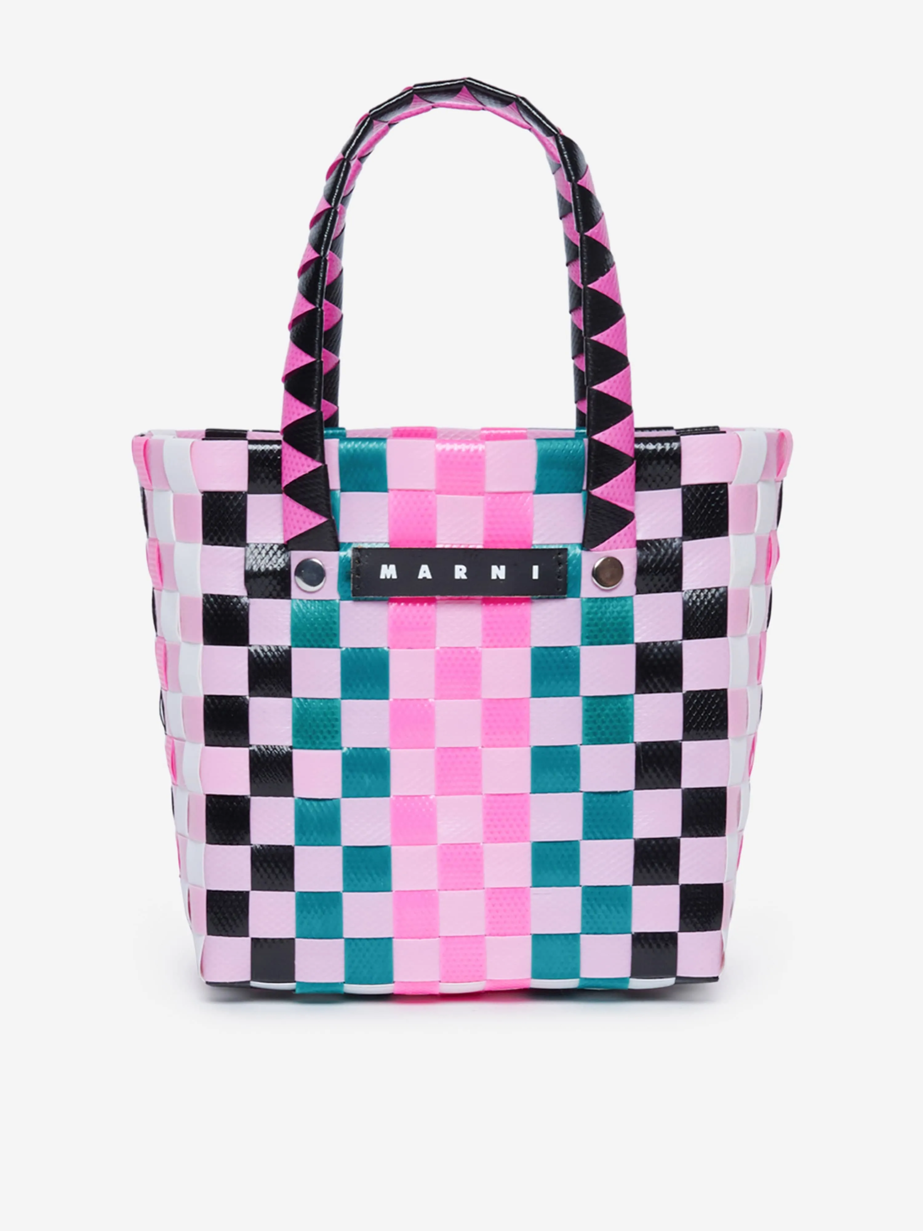 MARNI Girls Micro Basket Bag in Multicolour (23cm)