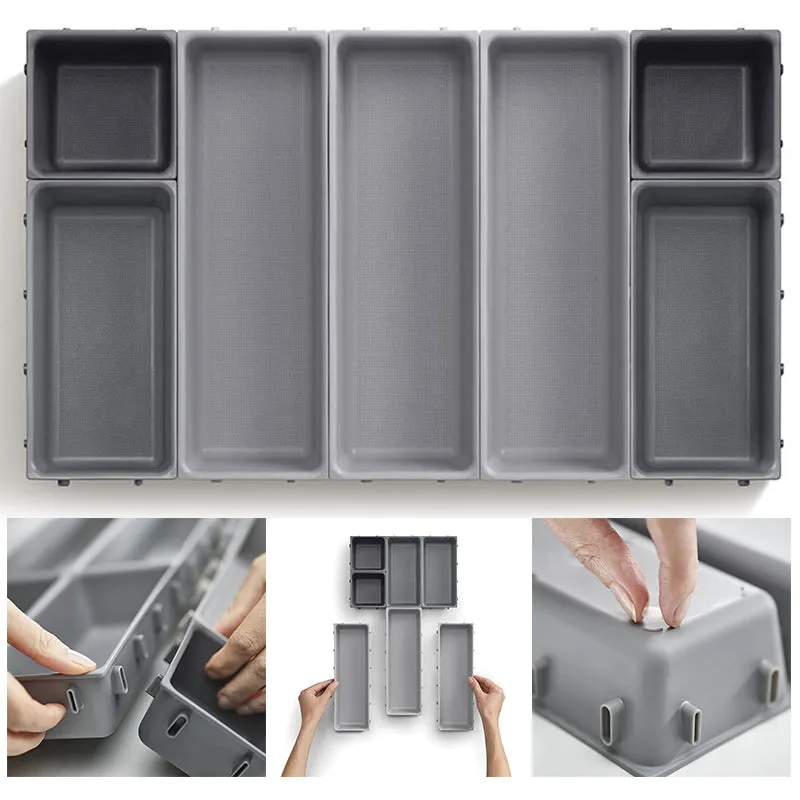 Multipurpose Easy-To-Clean Drawer Organizer A-555