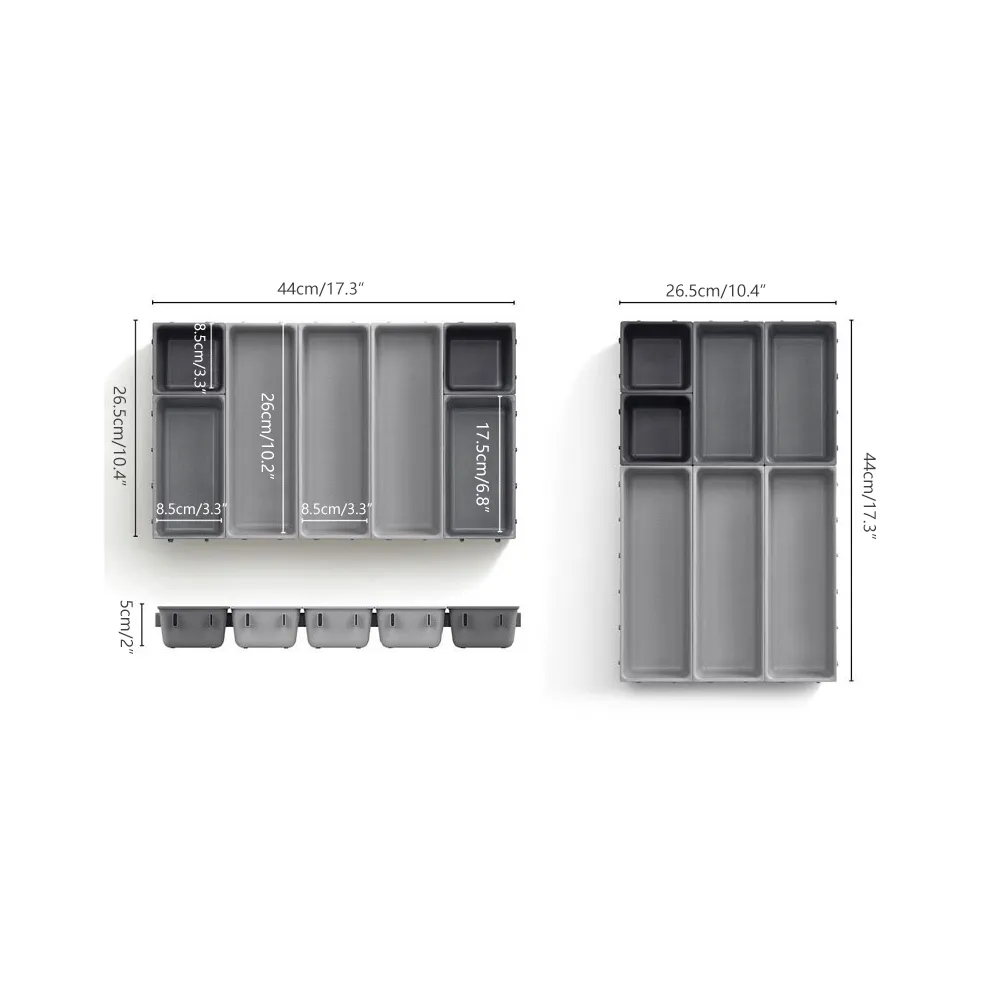 Multipurpose Easy-To-Clean Drawer Organizer A-555