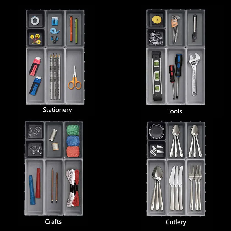 Multipurpose Easy-To-Clean Drawer Organizer A-555