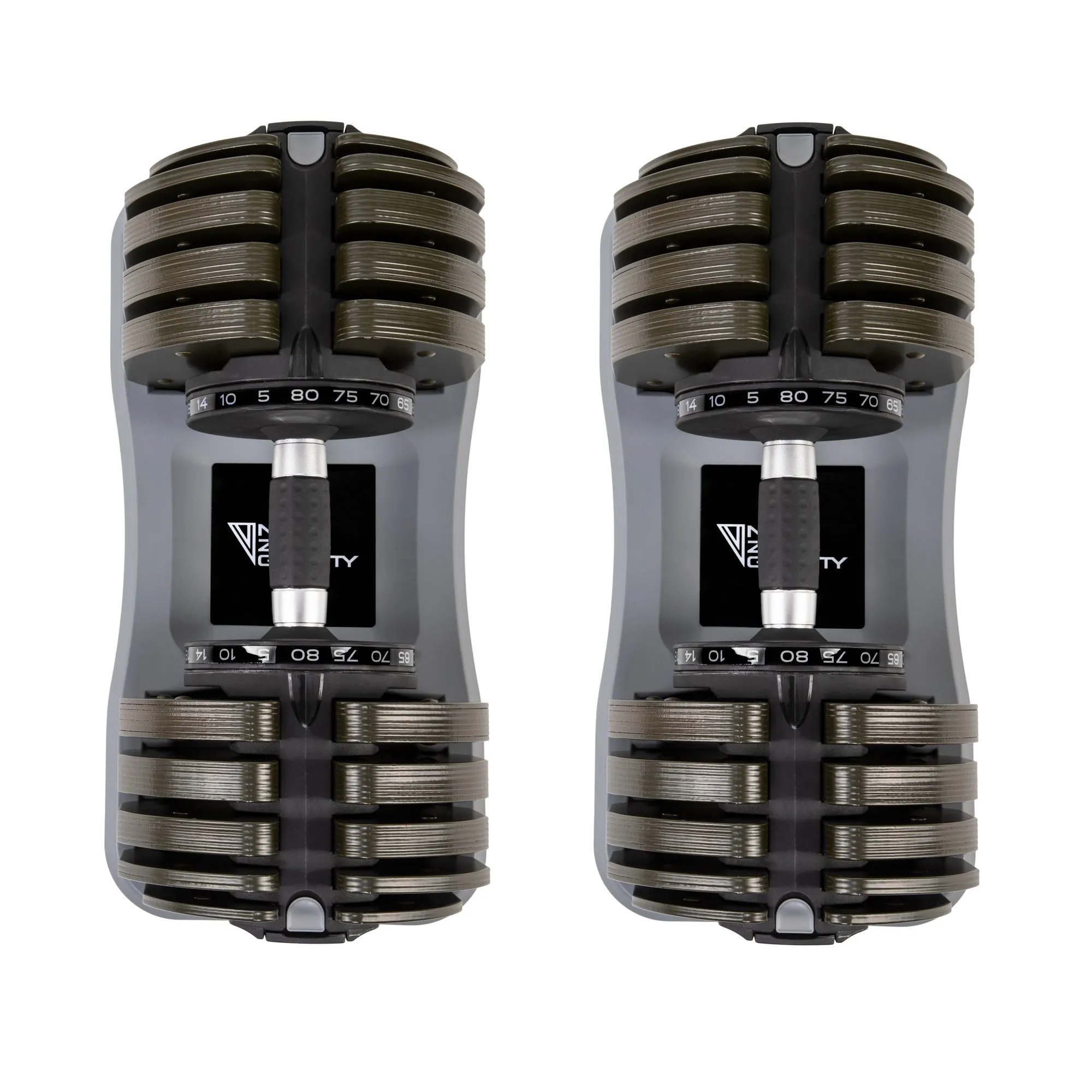 NonZero Gravity PowerDyne 80lbs Adjustable Dumbbell Set - Camo Green