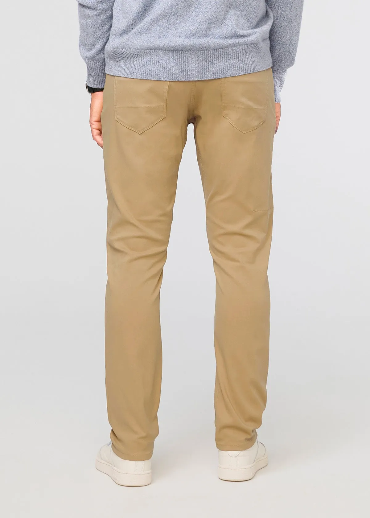 NuStretch Relaxed Taper 5 Pocket - Khaki