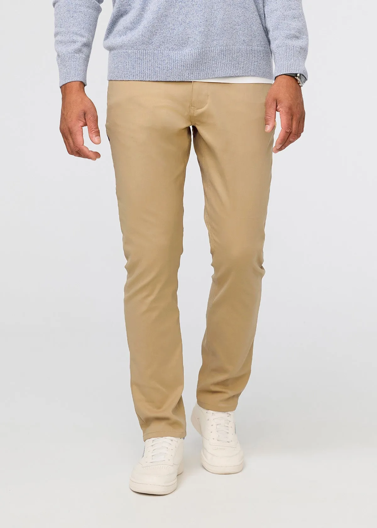 NuStretch Relaxed Taper 5 Pocket - Khaki