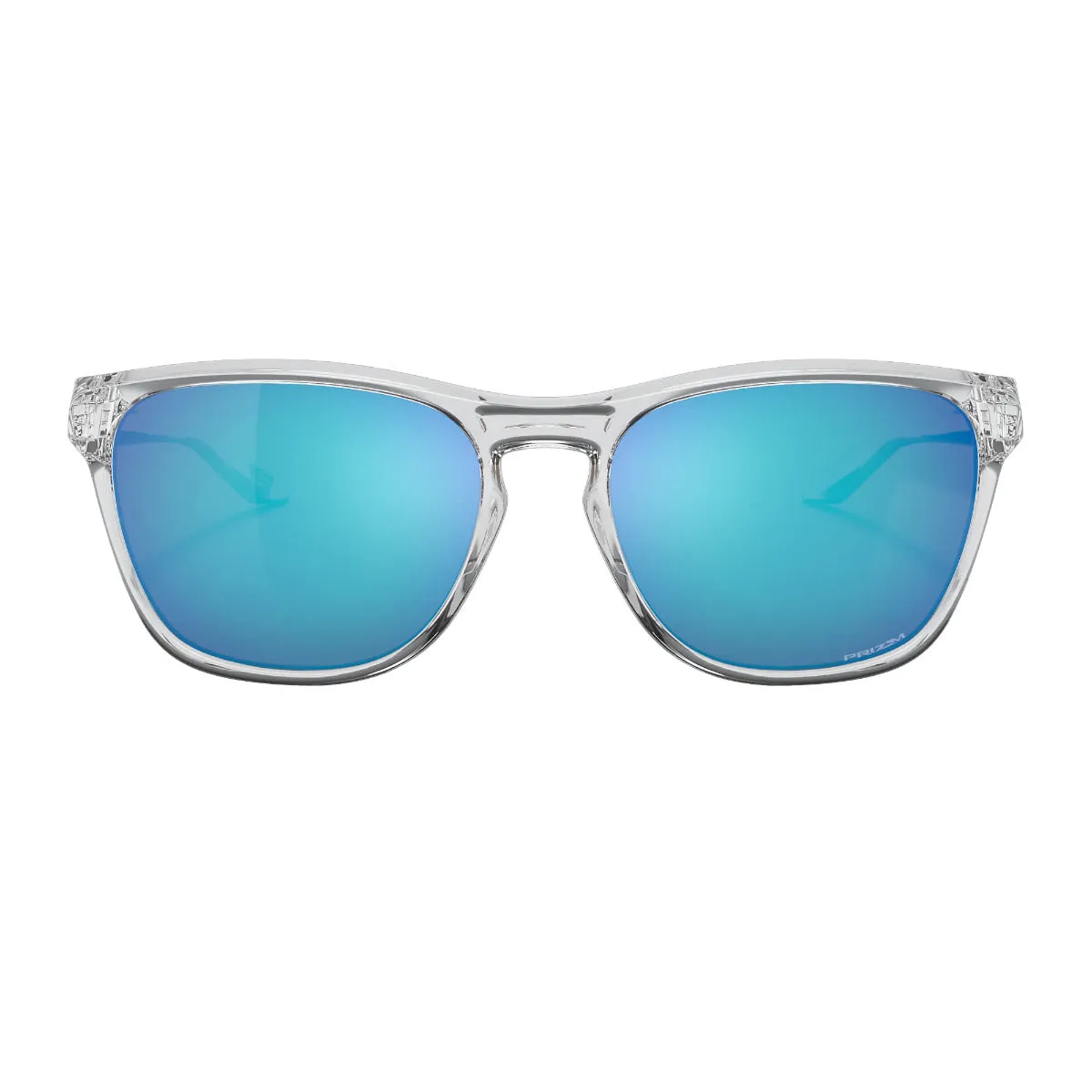 Oakley Manorburn Sunglasses - Polished Clear/Prizm Sapphire