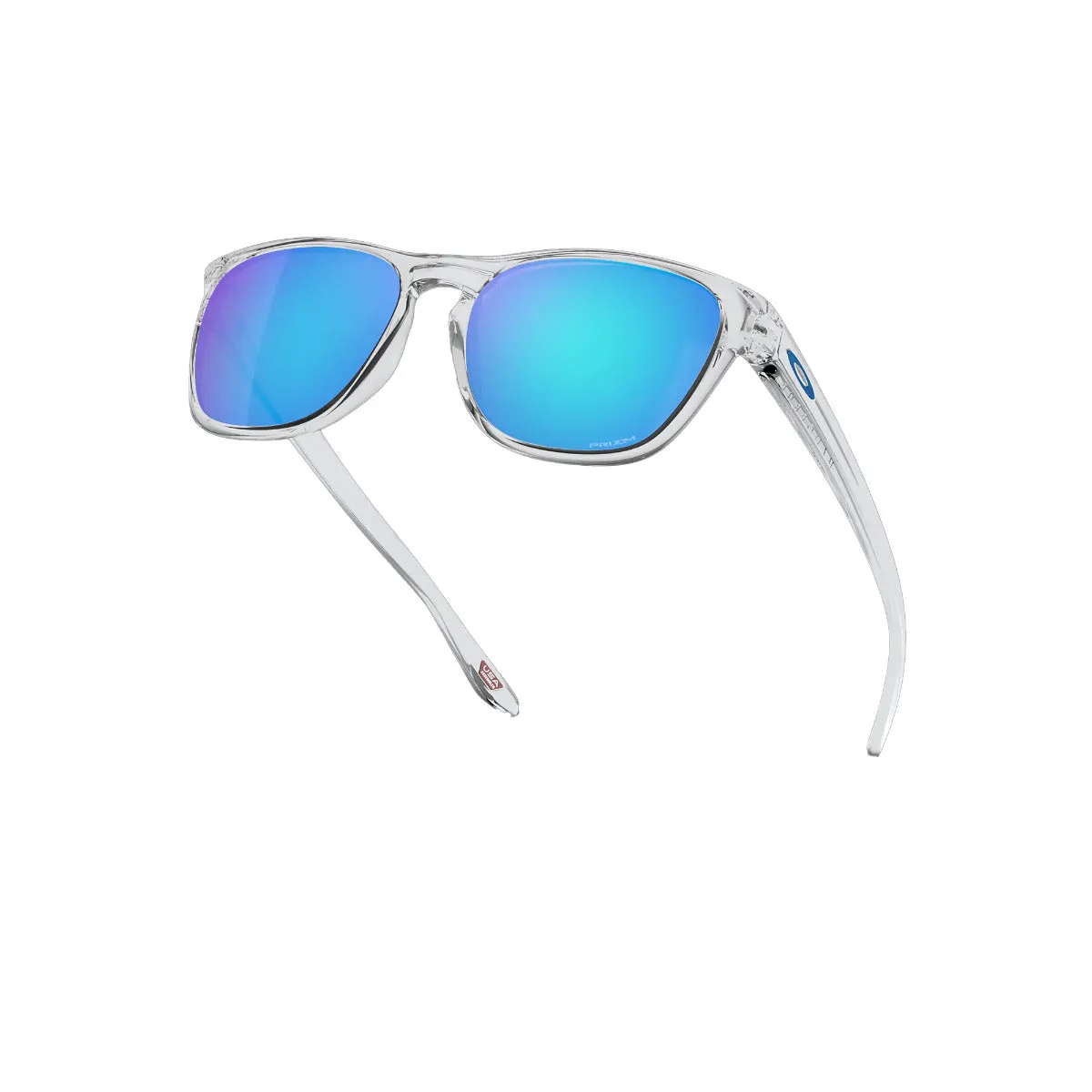 Oakley Manorburn Sunglasses - Polished Clear/Prizm Sapphire
