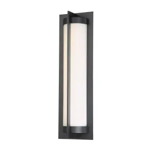 Oberon 20 in. LED Outdoor Wall Sconce Black