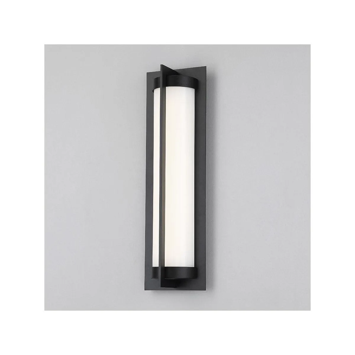 Oberon 20 in. LED Outdoor Wall Sconce Black