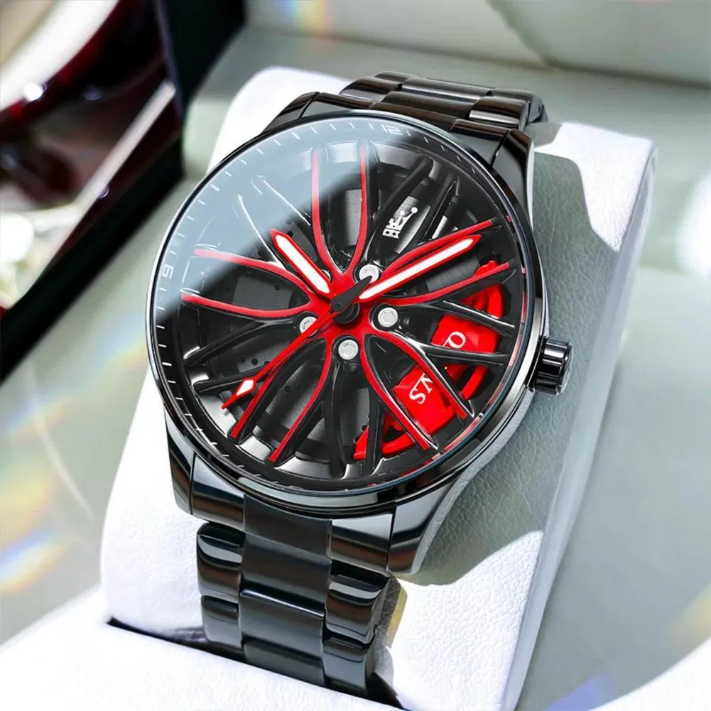 OLEVS Sport Car Rim Luxury Watch: Unique Design, High-Quality Craftsmanship
