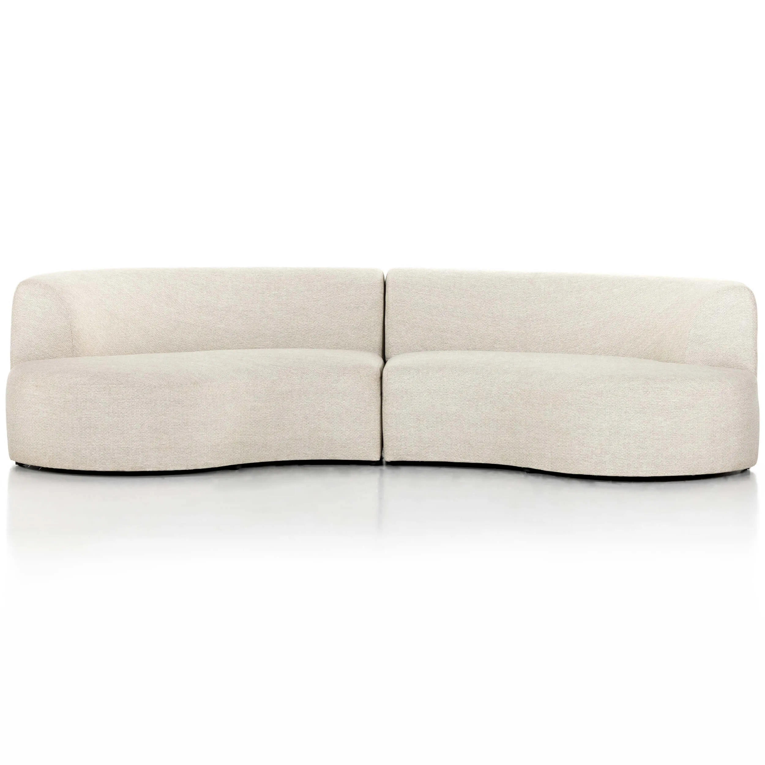 Opal Outdoor 2 Piece Curved Sectional