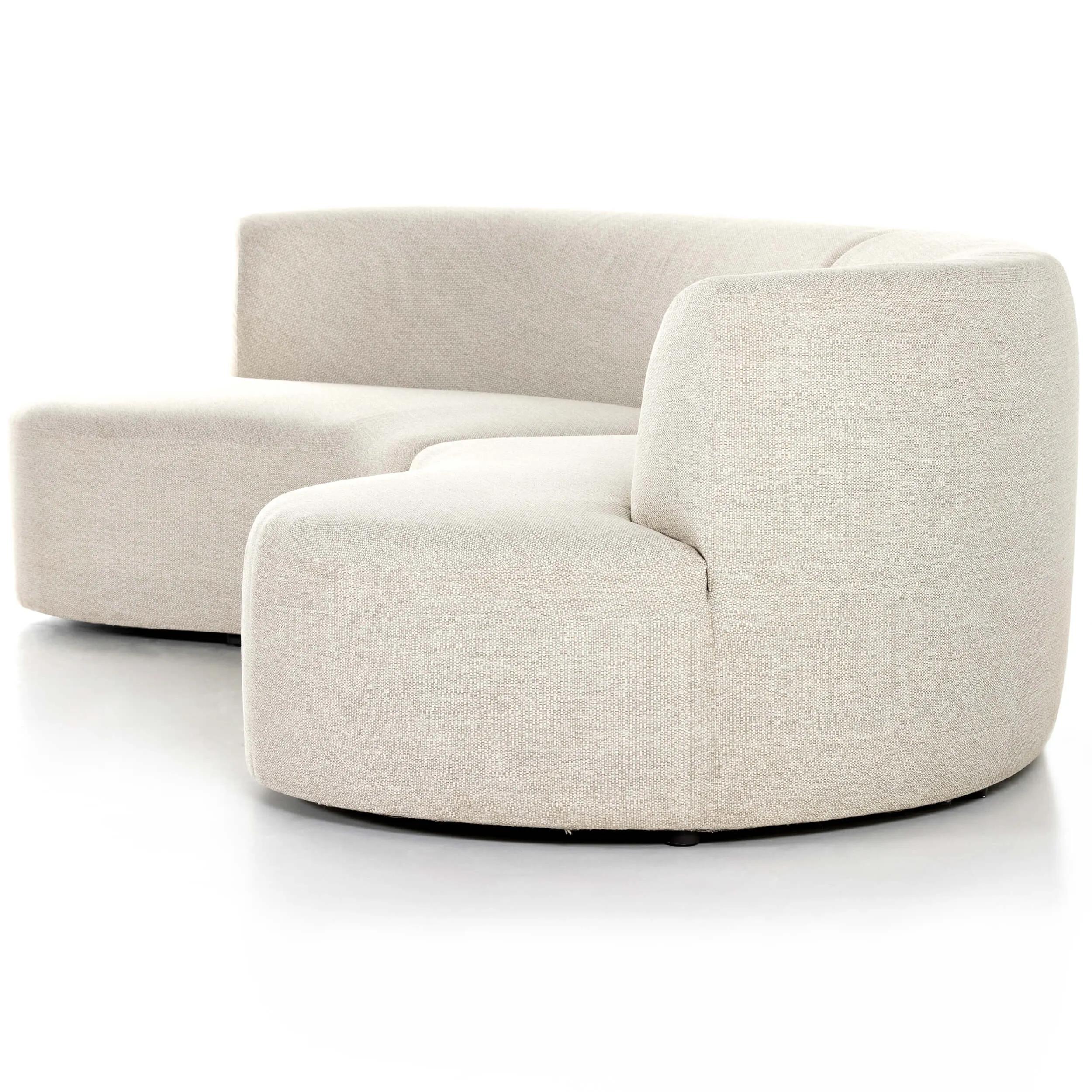 Opal Outdoor 2 Piece Curved Sectional