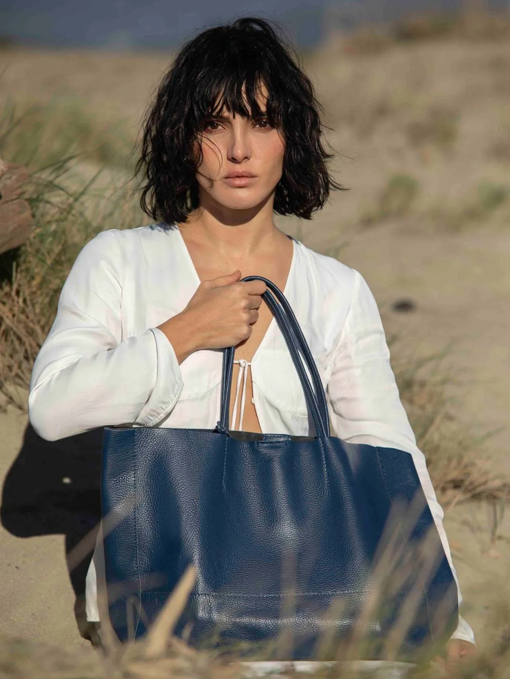 Oversized Leather Tote