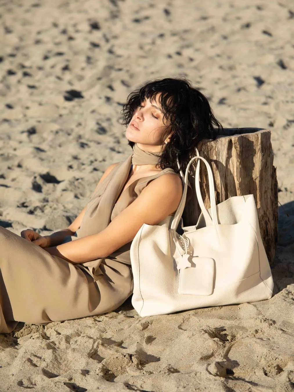 Oversized Leather Tote