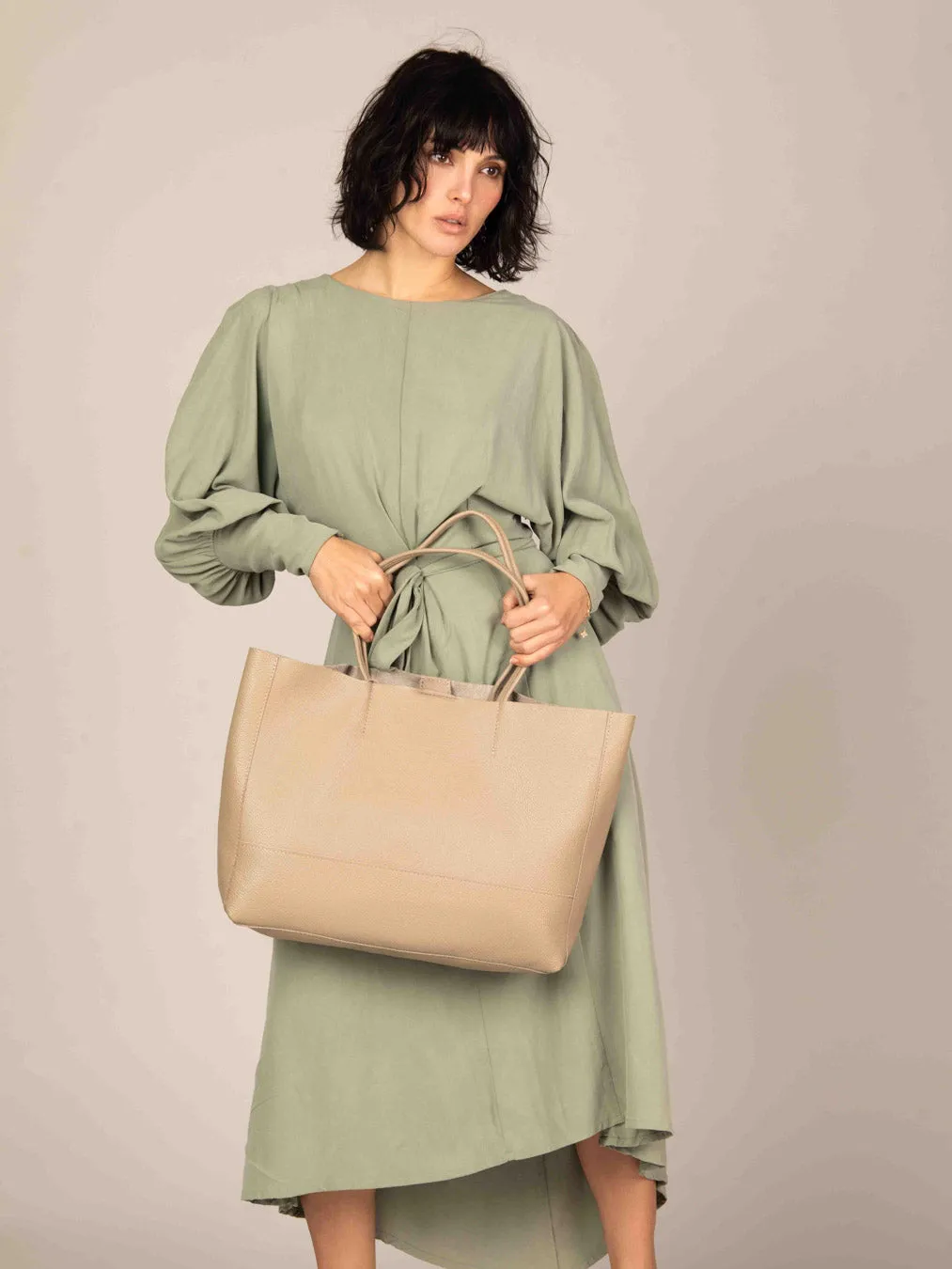 Oversized Leather Tote