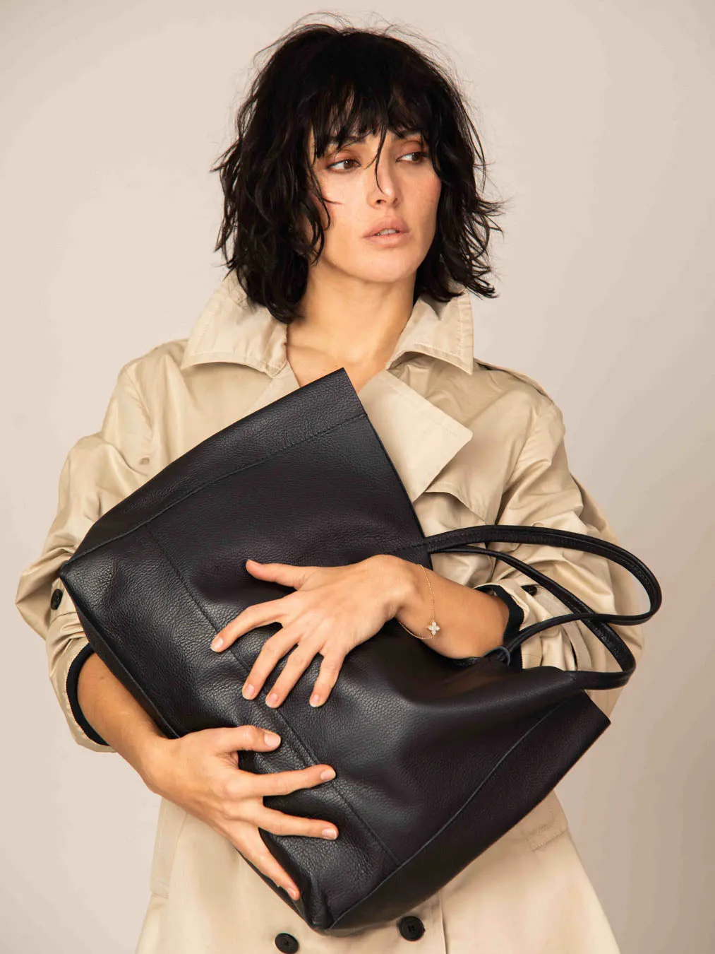 Oversized Leather Tote