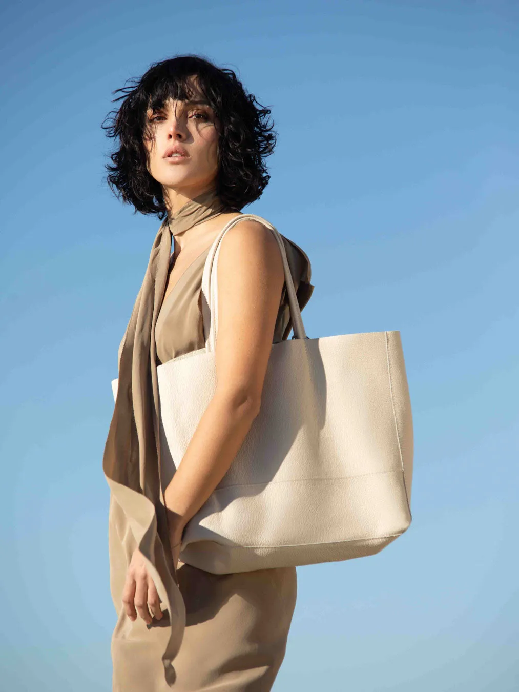 Oversized Leather Tote