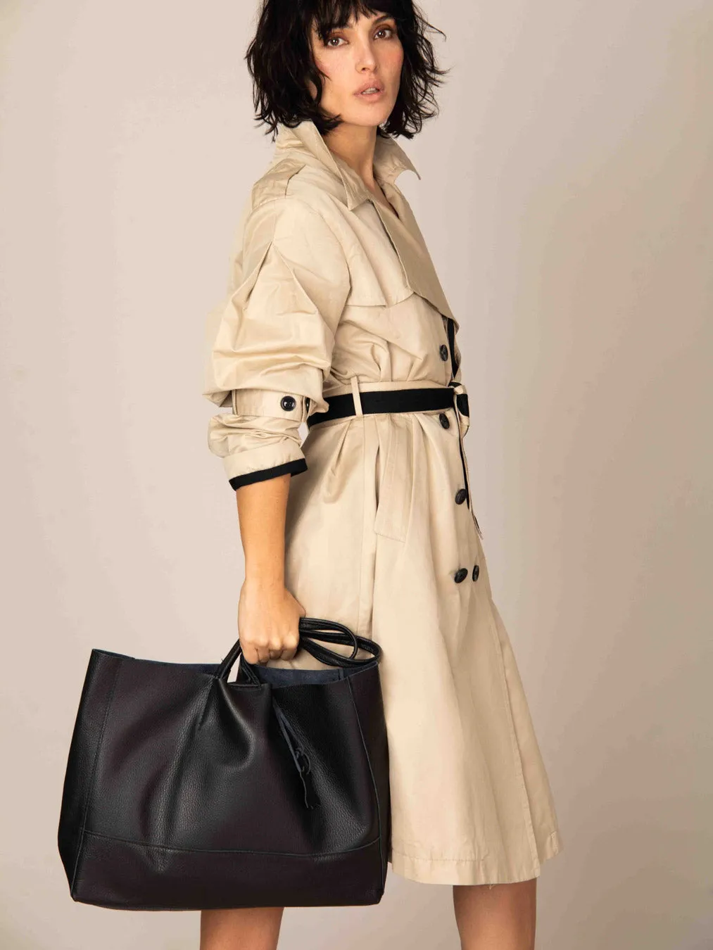 Oversized Leather Tote