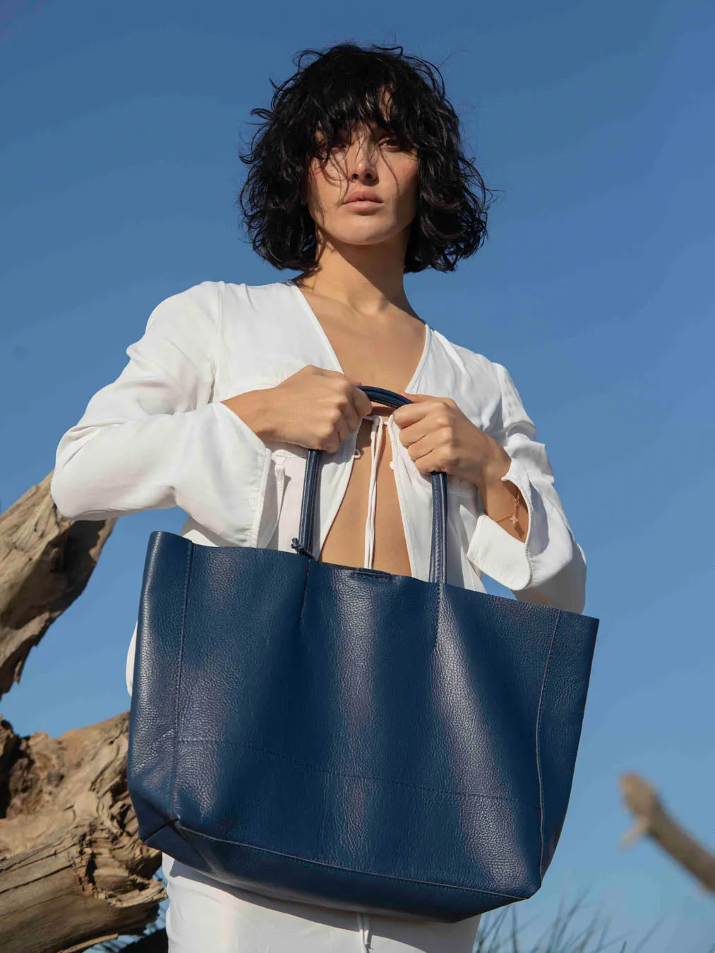 Oversized Leather Tote