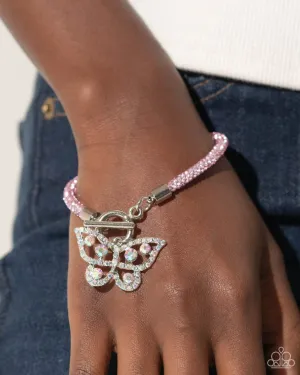 Paparazzi Bracelet ~ Aerial Appeal - Pink