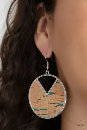 Paparazzi Earring ~ Nod to Nature - Blue