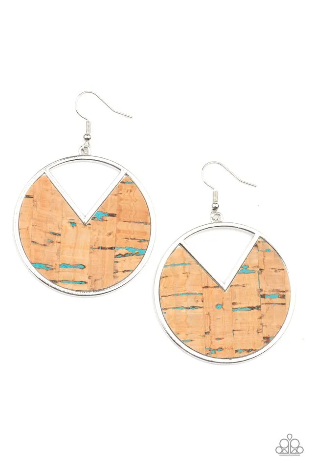 Paparazzi Earring ~ Nod to Nature - Blue