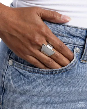 Paparazzi Ring ~ Metallic Shade - Silver