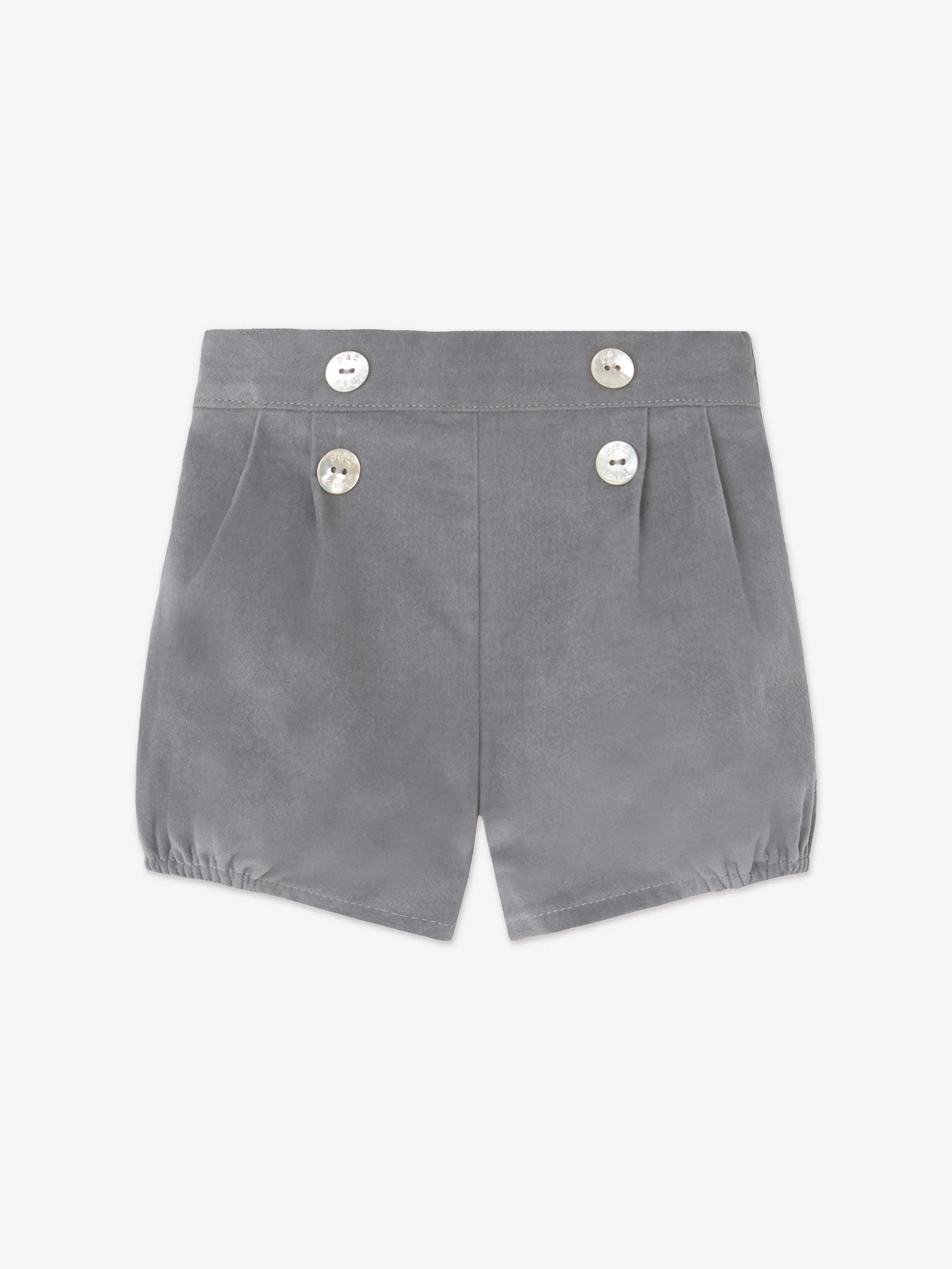 Paz Rodriguez Baby Boys Short Set in Grey