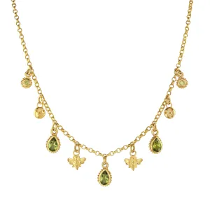Peridot Tellurian Gem Necklace