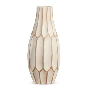 Raz Imports 2024 Natural Appeal 14.75" Honeycomb Vase