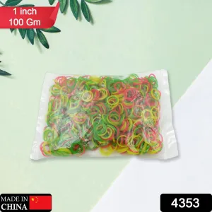RUBBER BAND FOR OFFICE/HOME AND KITCHEN ACCESSORIES ITEM PRODUCTS, ELASTIC RUBBER BANDS, FLEXIBLE REUSABLE NYLON ELASTIC UNBREAKABLE, FOR STATIONERY, SCHOOL MULTICOLOR