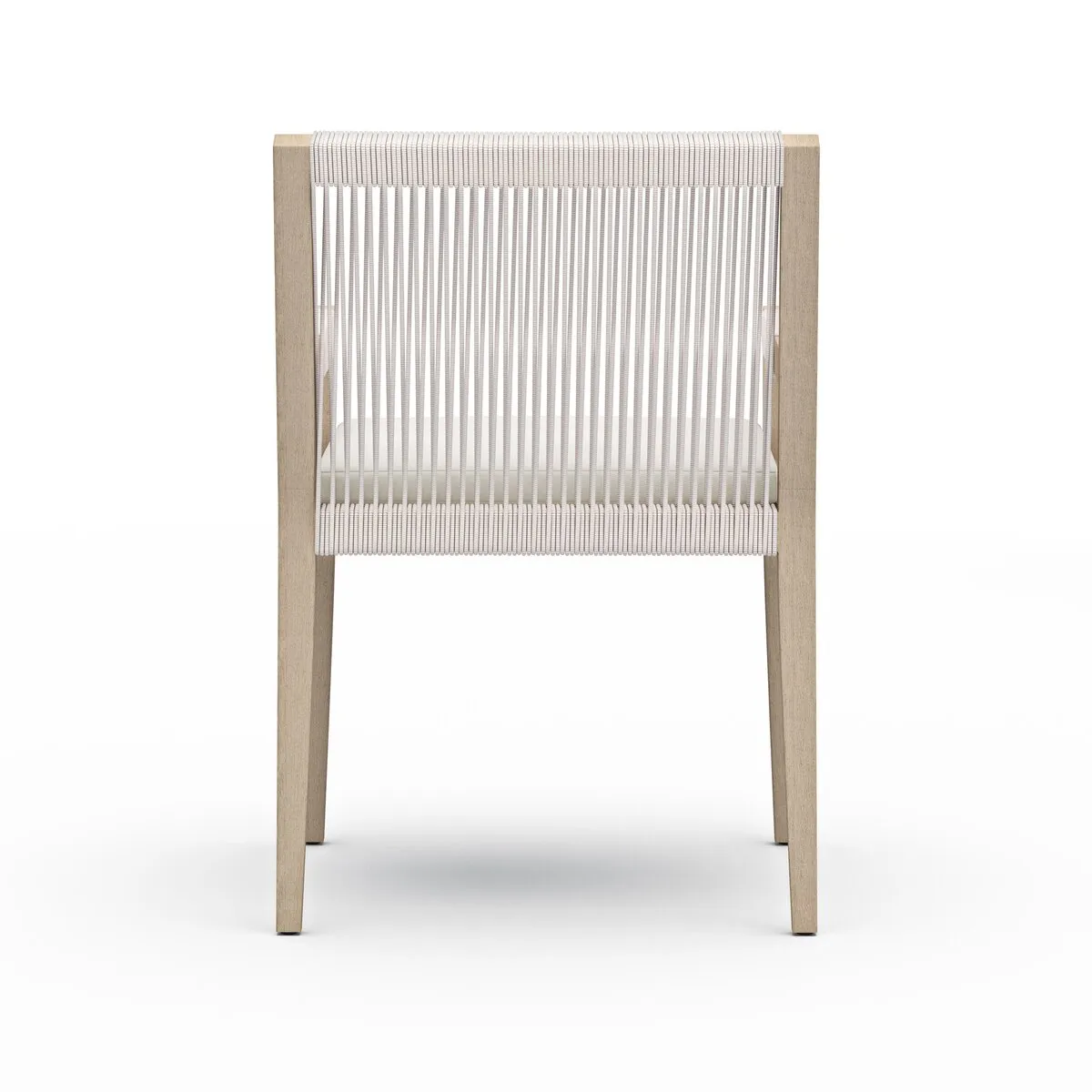 Sherwood Outdoor Dining Armchair, Washed Brown