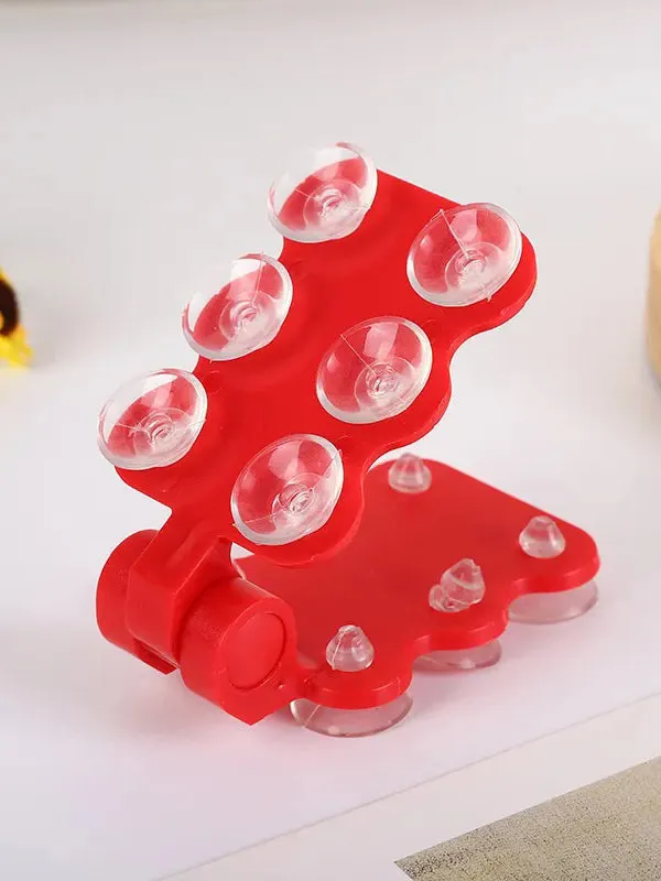 Silicone Portable Magic Suction Cup Mobile Holder - Multicolor